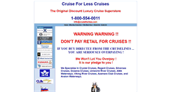 Desktop Screenshot of cruiseforless.com