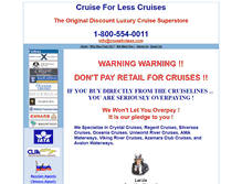 Tablet Screenshot of cruiseforless.com